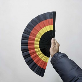 Bedrukte kunststof handwaaiers | Promotionele waaiers m...