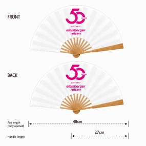 Bedrukte festivalwaaiers als promotieartikel met eigen logo