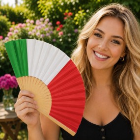 Bamboe handwaaiers met logo laten bedrukken